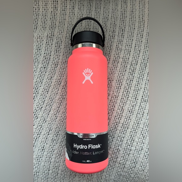 ⚠️SOLD⚠️Hydro Flask Water Bottle 40oz- Hibiscus - Wide Mouth - Picture 2 of 15